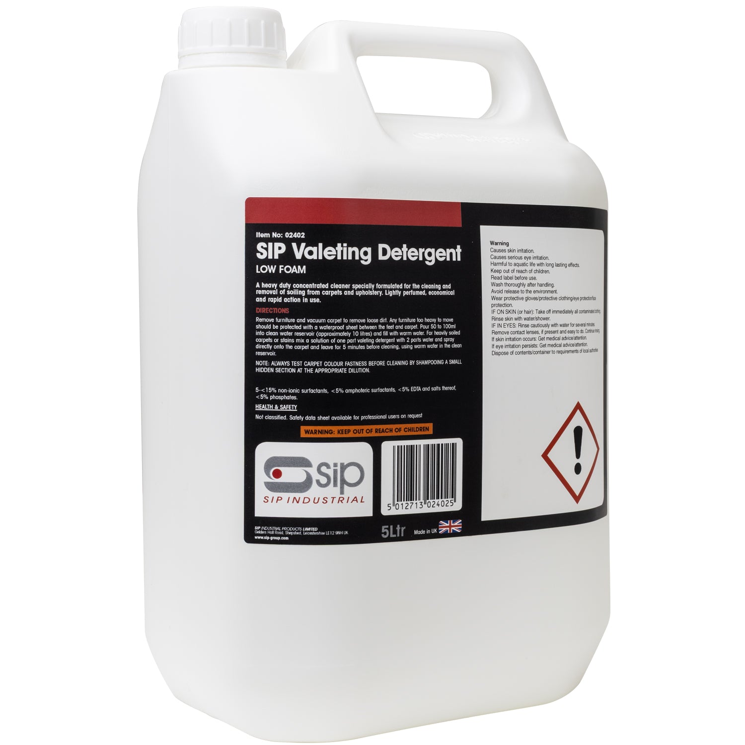 SIP 5ltr Valeting Detergent