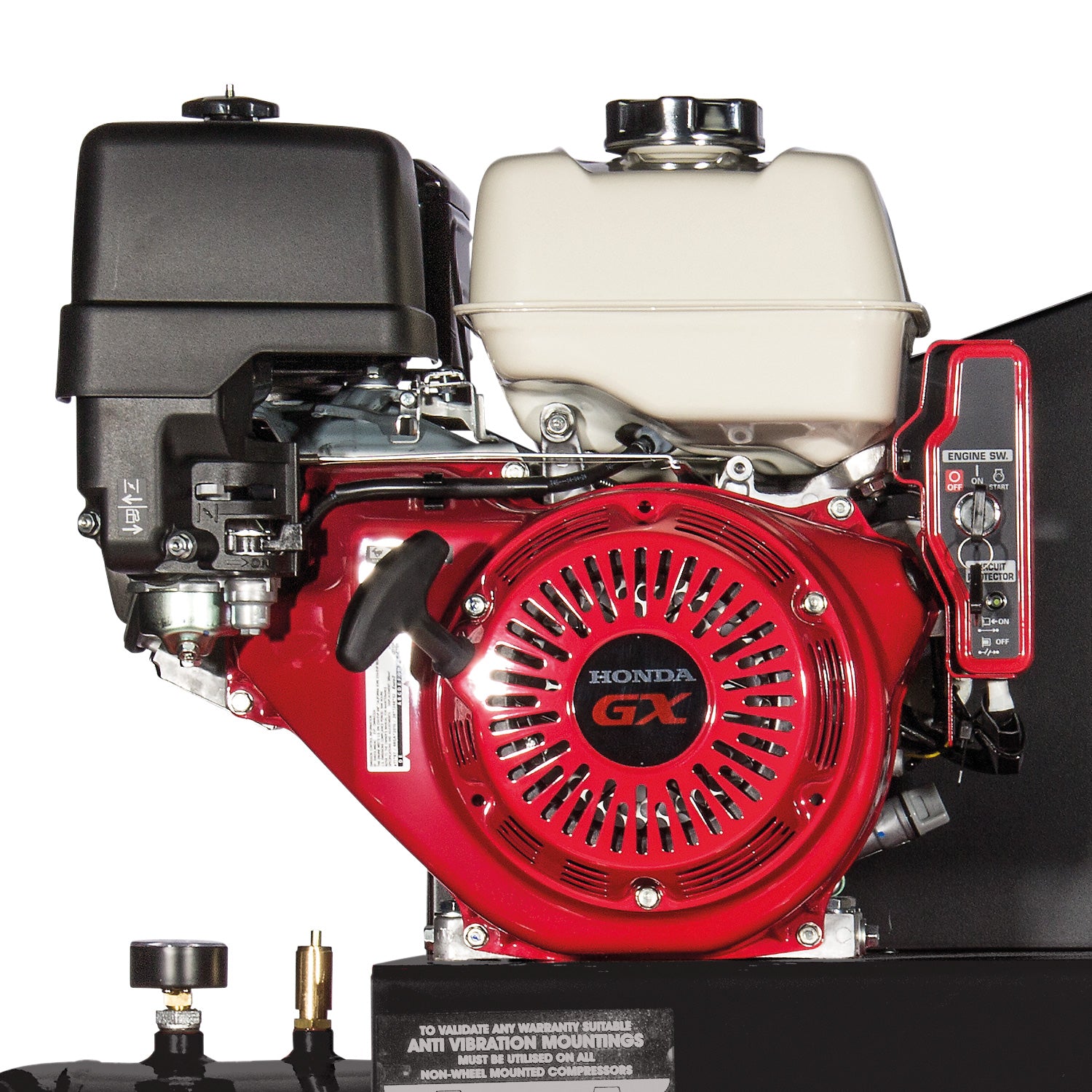 SIP AIRMATE ISHP11/150ES 150L Industrial Petrol Air Compressor, 11hp (04465)