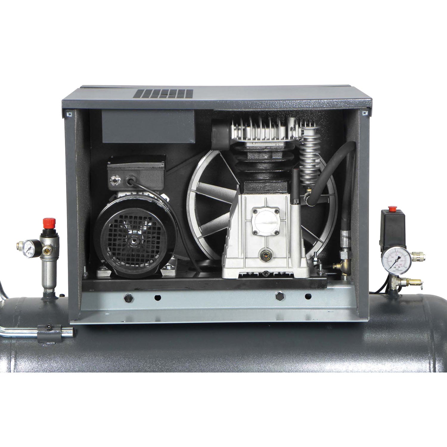 SIP SILENCED PB3800/3M/100 100L Silenced Piston Air Compressor, 3hp (06219)