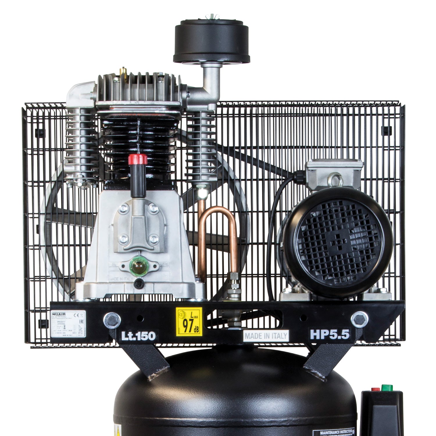SIP AIRMATE VN5.5/150-TB 150L Vertical Belt Drive Air Compressor, 5.5hp (06335)