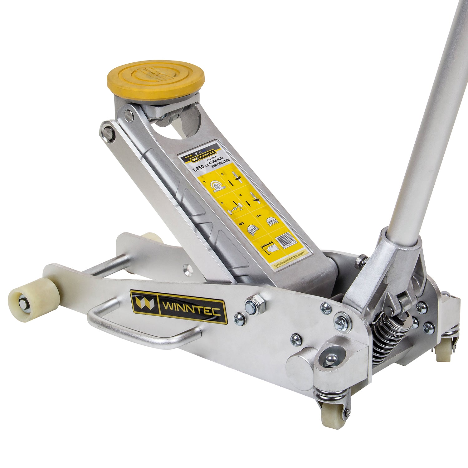 WINNTEC® Aluminium Racing Trolley Jack, 1.35 Tonne (09804)