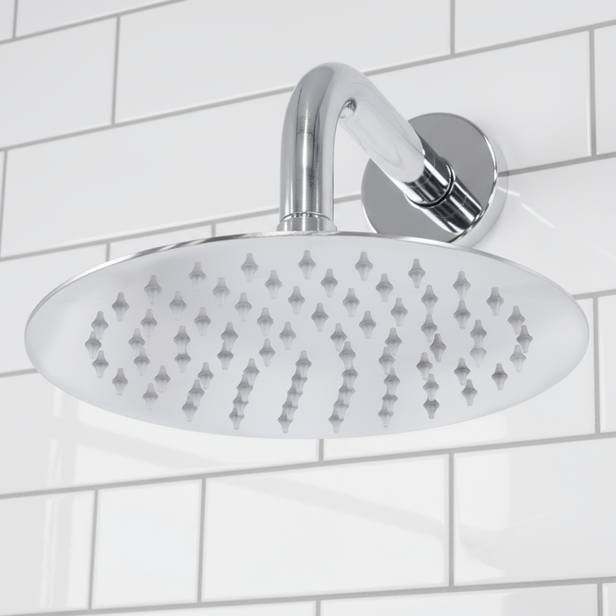 Concealed Thermostatic Shower Set 20cm Round Head & Hand Shower - Chrome