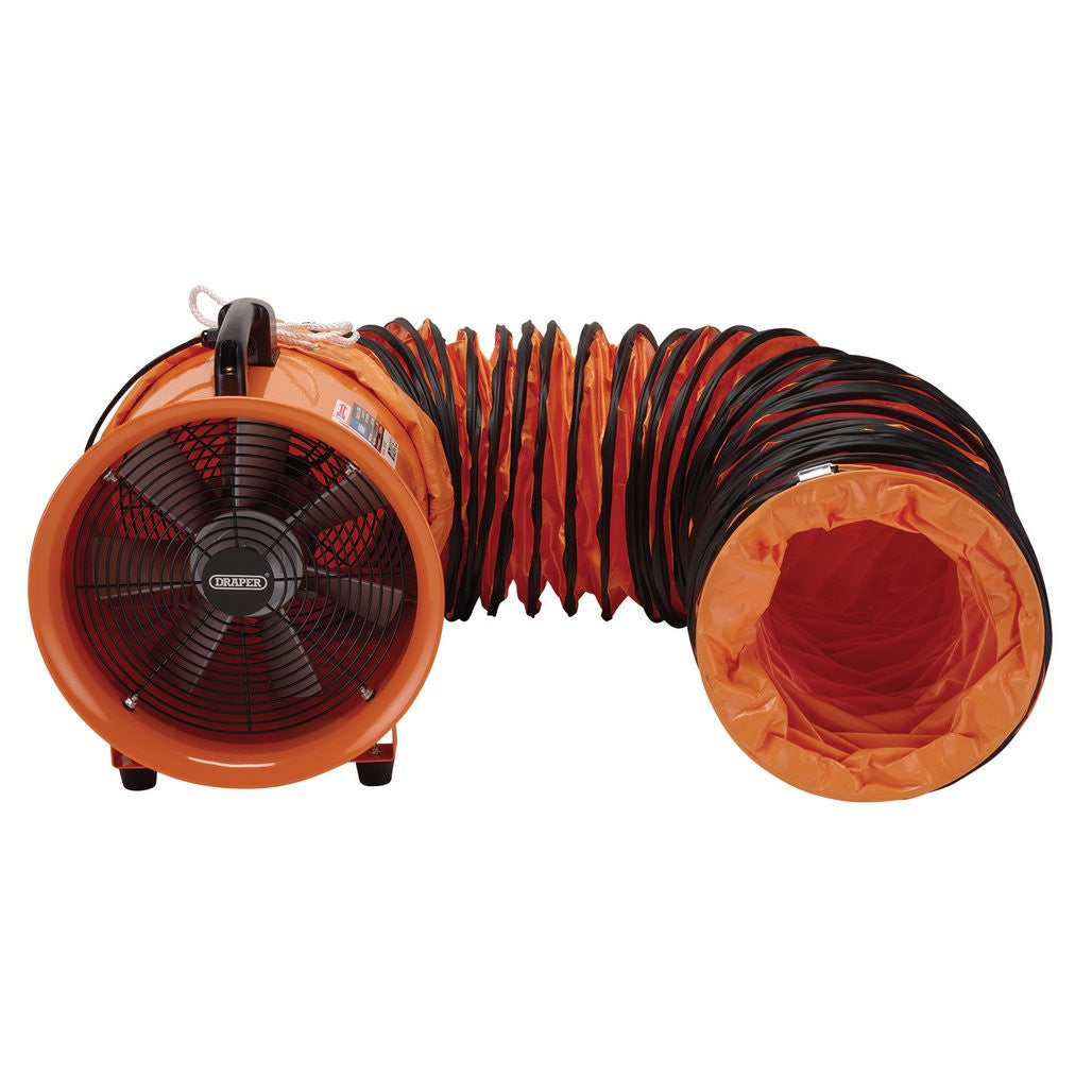 Draper Portable Ventilator with 5m Ducting, 300mm (20046)