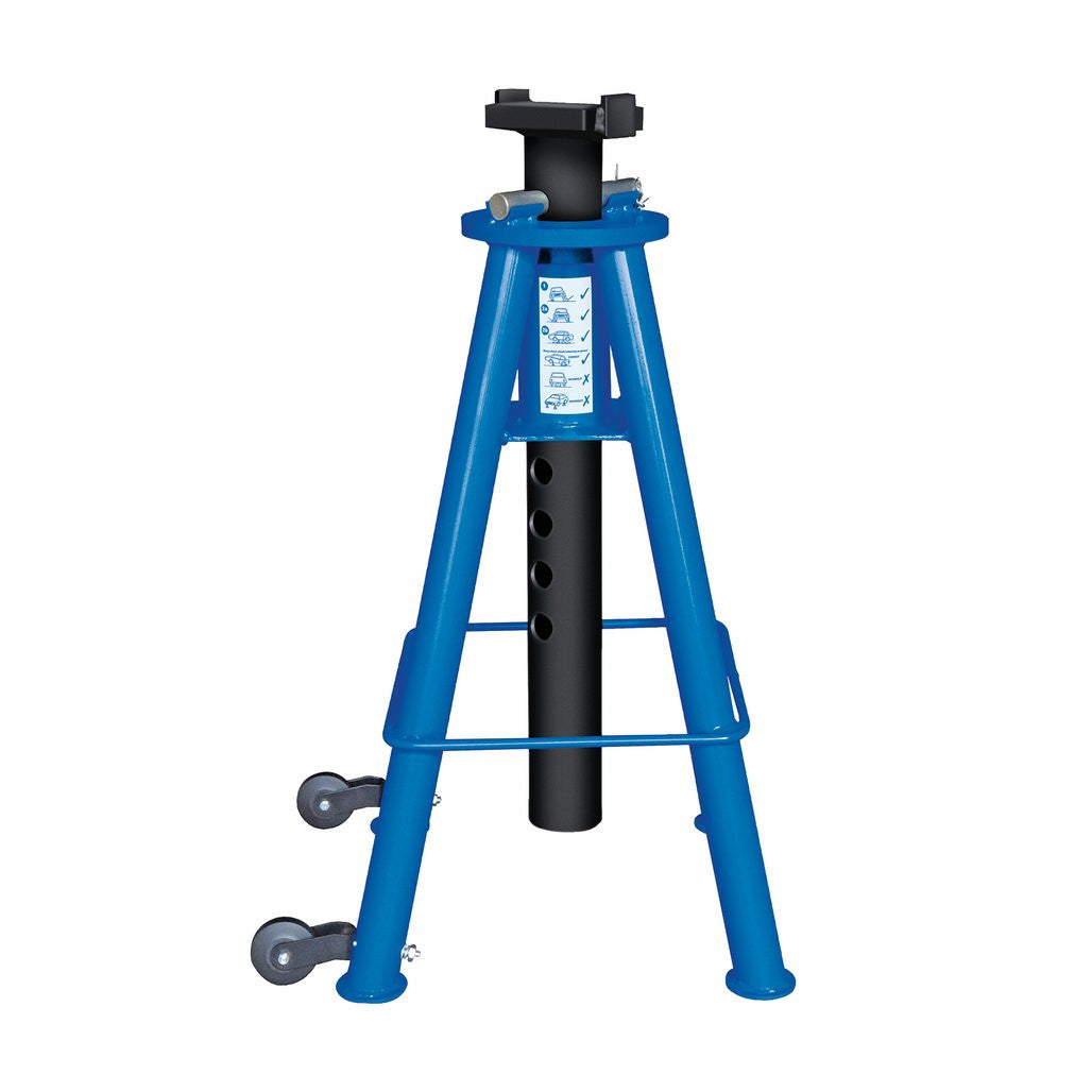 Draper Expert High Level Axle Stand, 10 Tonne, Blue (20117)