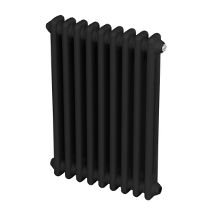 Baridi Horizontal Traditional 2 Column Radiator 600 x 427mm – Black