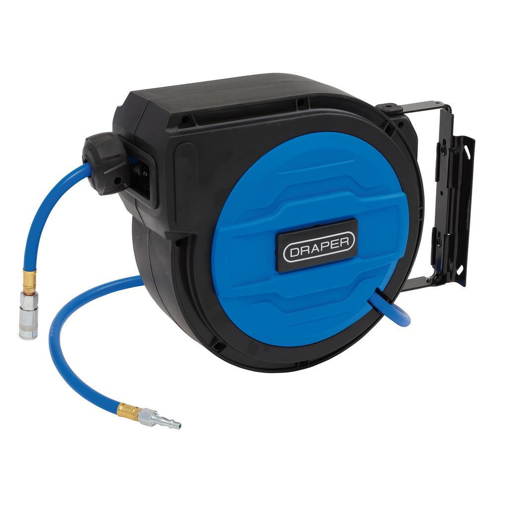 Draper Retractable Air Hose Reel, 15m, 10mm ID (29669)