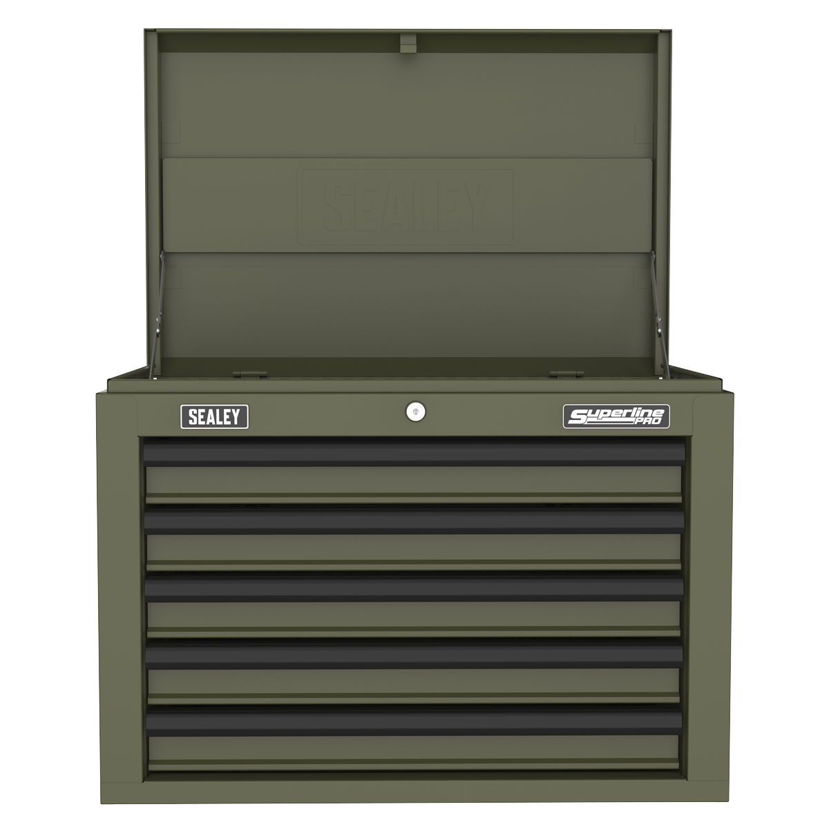 Superline PRO® Heavy-Duty Topchest 5 Drawer - Khaki