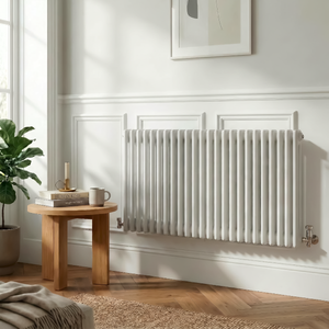Baridi Horizontal Traditional 2 Column Radiator 600 x 1147mm – White
