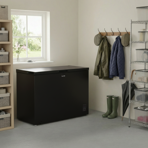 Baridi Freestanding Chest Freezer 254L Capacity - Black