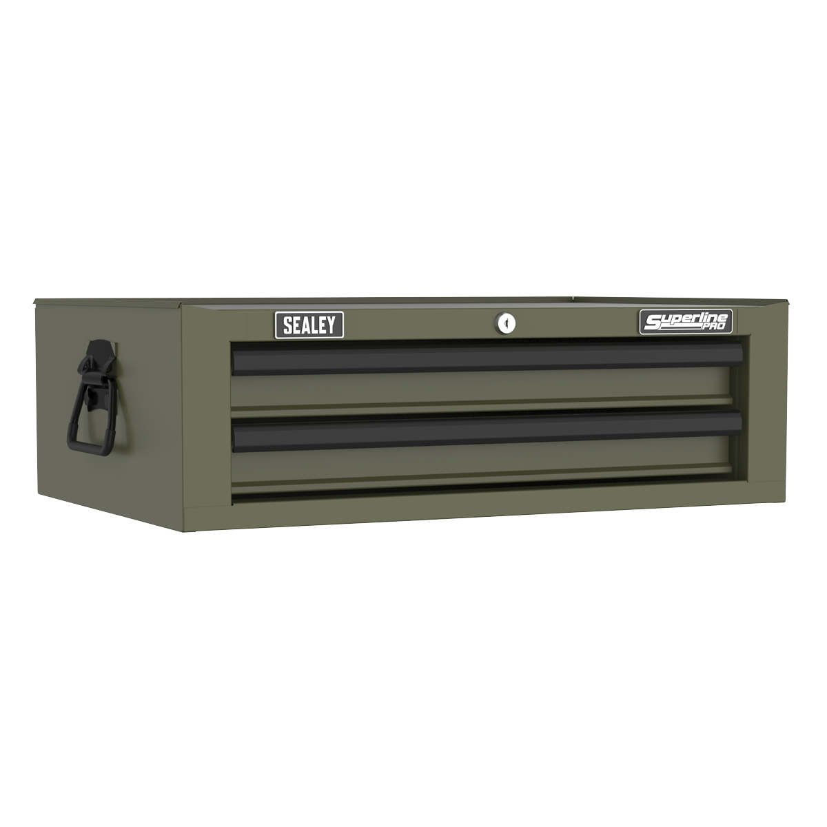 Superline PRO® Mid-Box Tool Chest 2 Drawer - Khaki