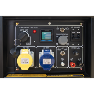 5000W Diesel Welder Generator 4-Stroke Engine 110/230V