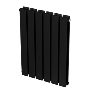 Baridi Horizontal Radiator Contemporary Double Flat Panel Design 600 x 420mm – Black
