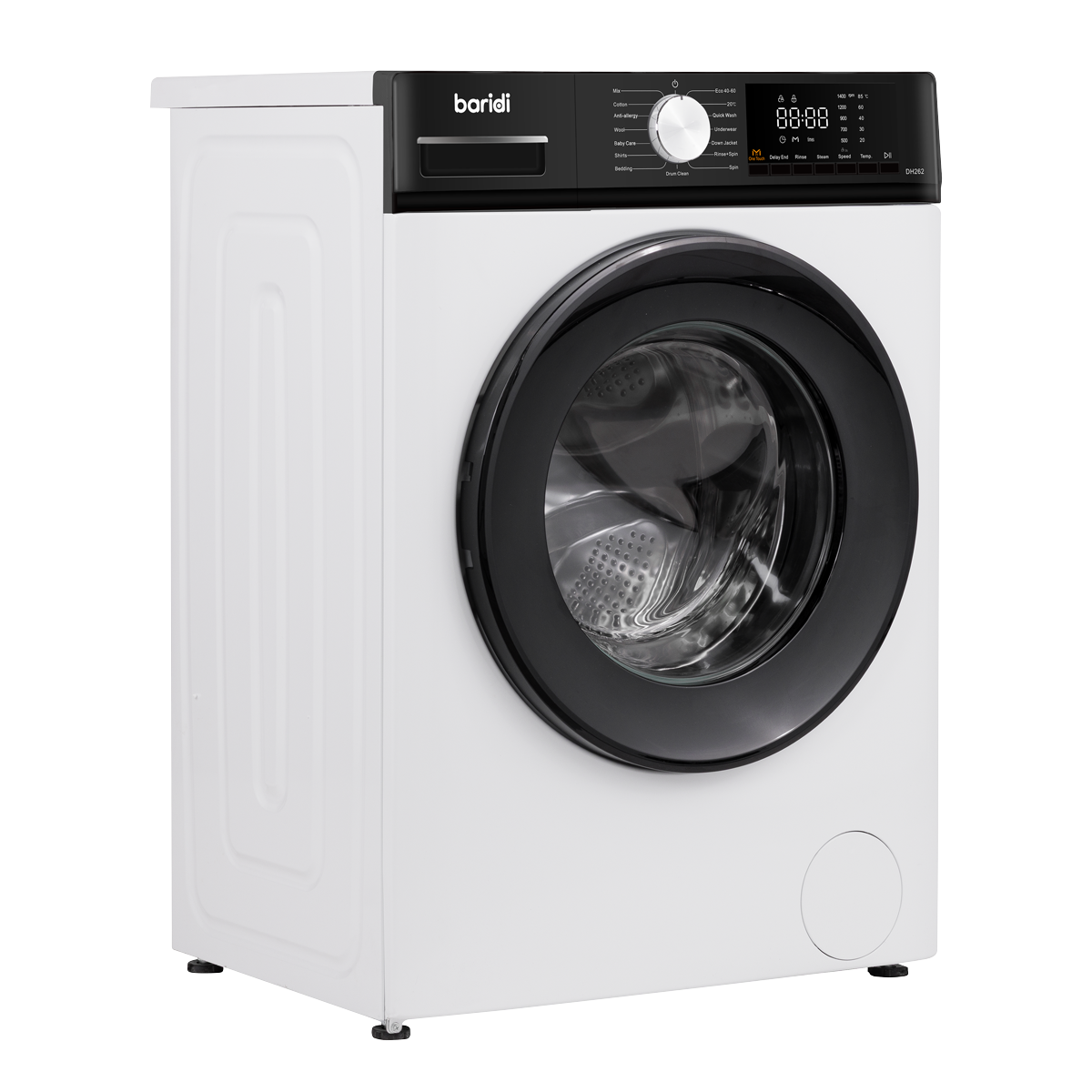 8kg Washing Machine, Front Loading, 1400rpm Energy Rating A – White