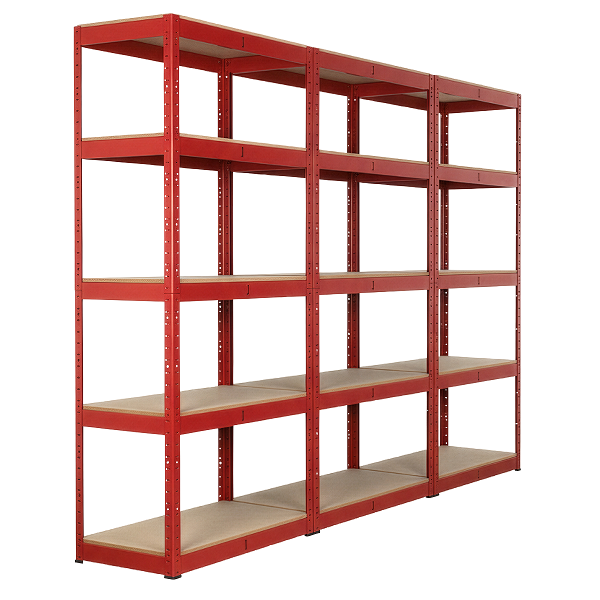 Racking Unit with 5 Shelves 350kg Capacity Per Level - Set of 3