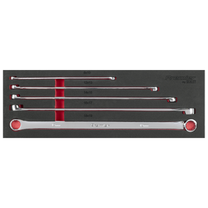 Extra-Long Double End Ring Spanner Set 5pc
