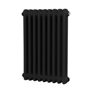 Baridi Horizontal Traditional 2 Column Radiator 600 x 427mm – Black