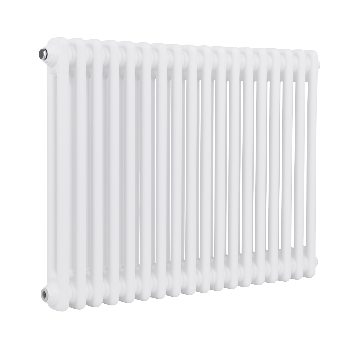 Baridi Horizontal Traditional 2 Column Radiator 600 x 832mm – White
