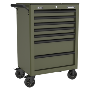 Superline PRO® Heavy-Duty Rollcab 7 Drawer - Khaki