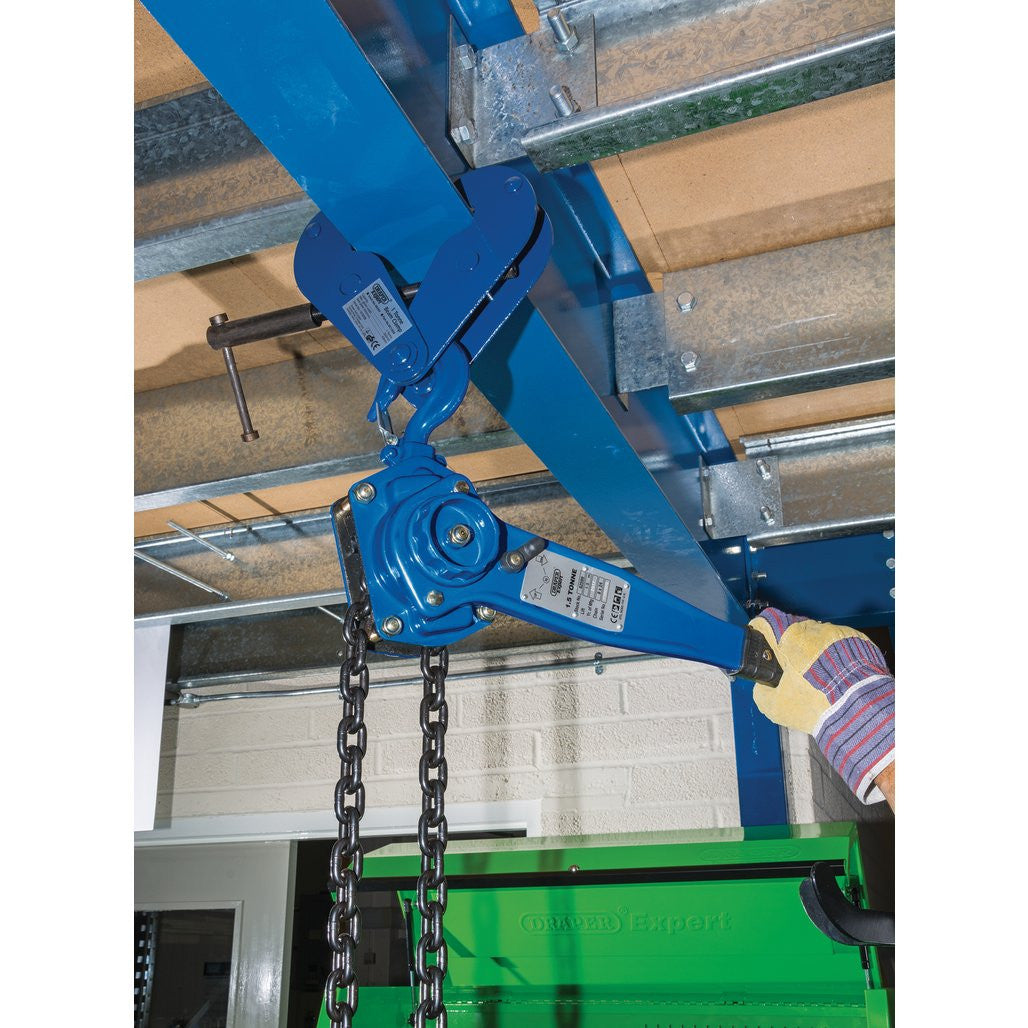 Draper Expert Chain Lever Hoist, 1.5 Tonne (82599)