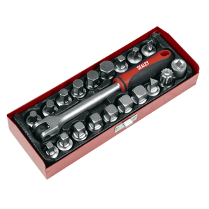 Oil Drain Plug Key Set 3/8"Sq Drive 20pc