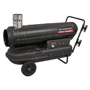 Space Warmer® Indirect Kerosene/Diesel Heater with Wheels 102,000Btu/hr