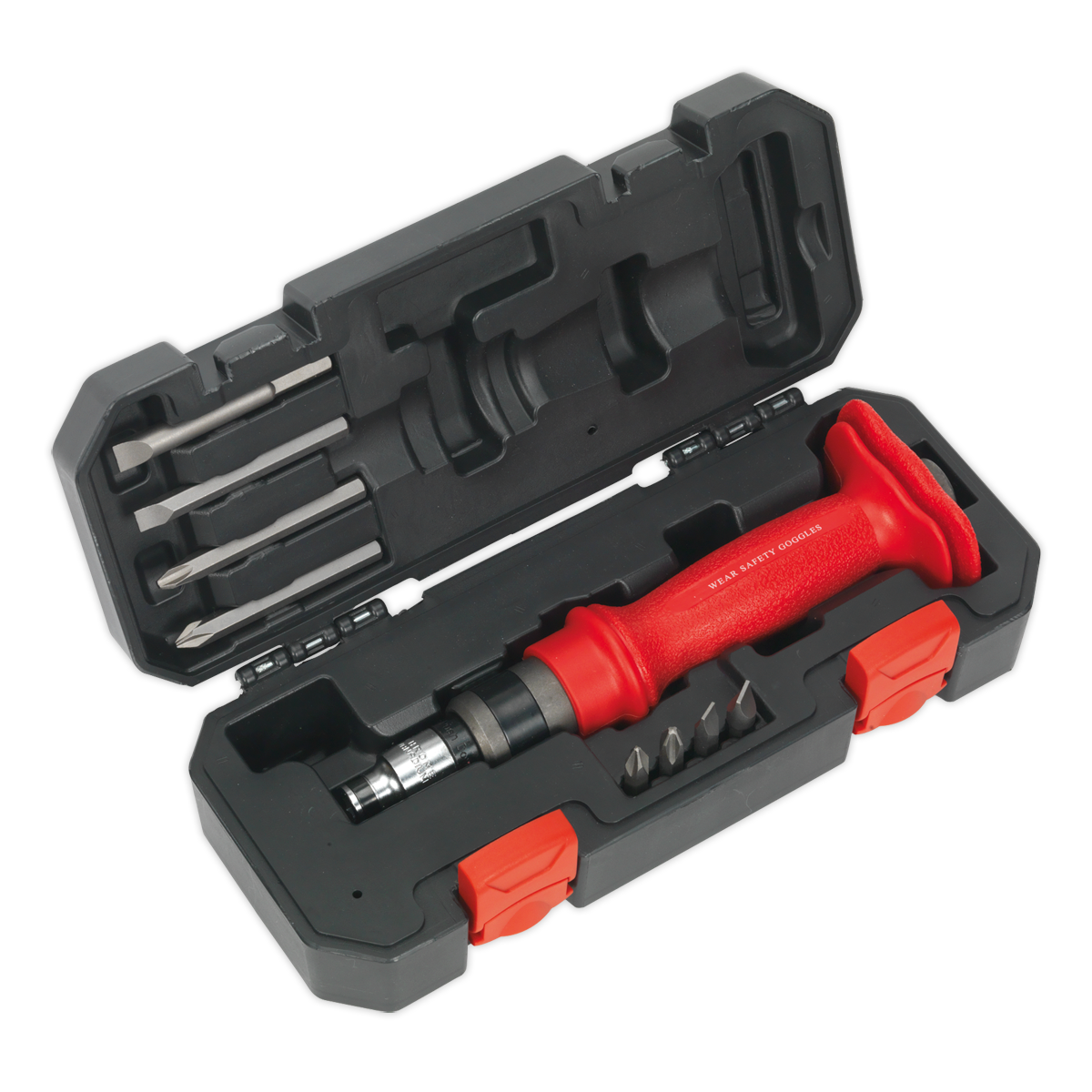 Premier Heavy-Duty Impact Driver Set with Protection Grip 10pc