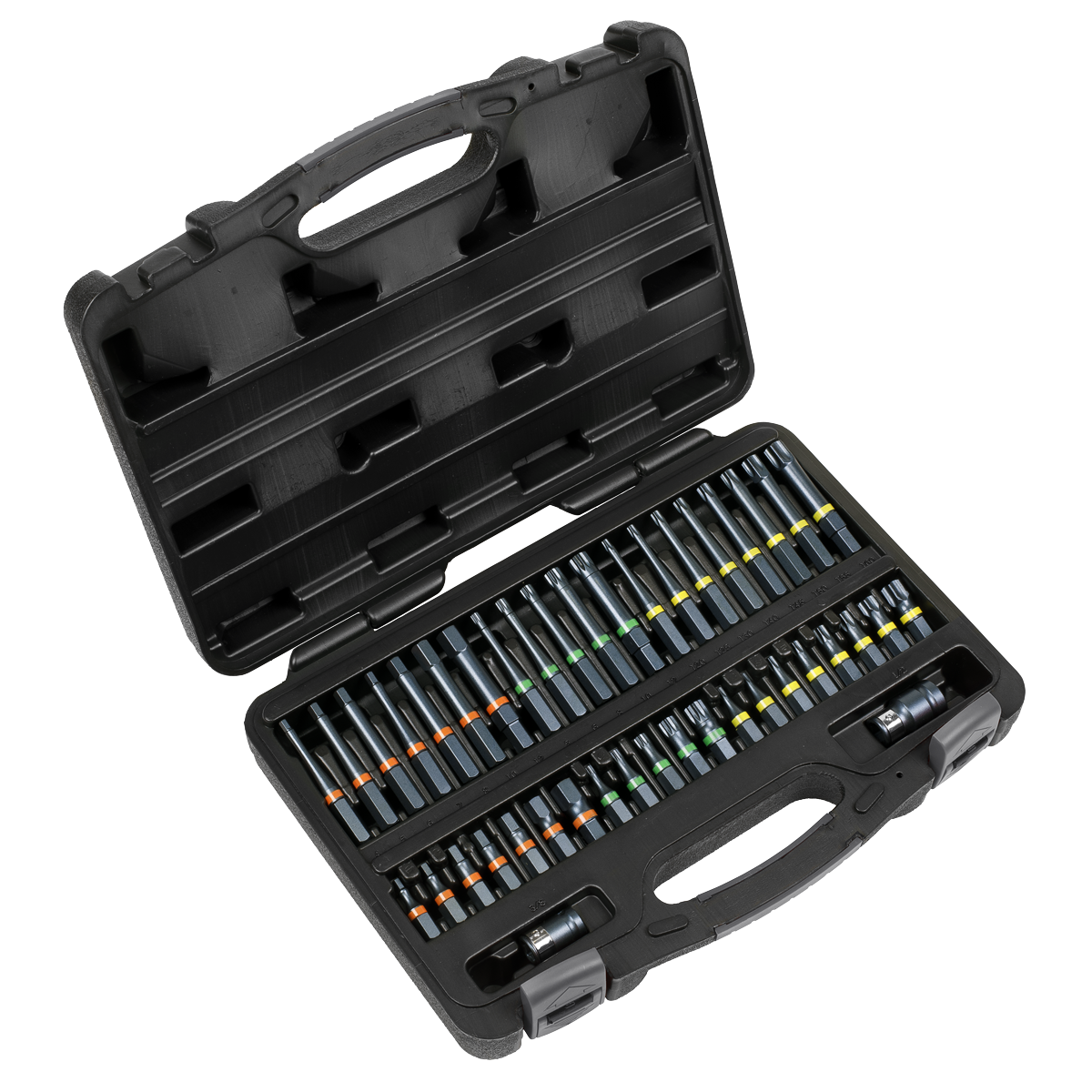 Premier Impact TRX-Star*/Hex/Spline Bit Set 3/8" & 1/2"Sq Drive 42pc
