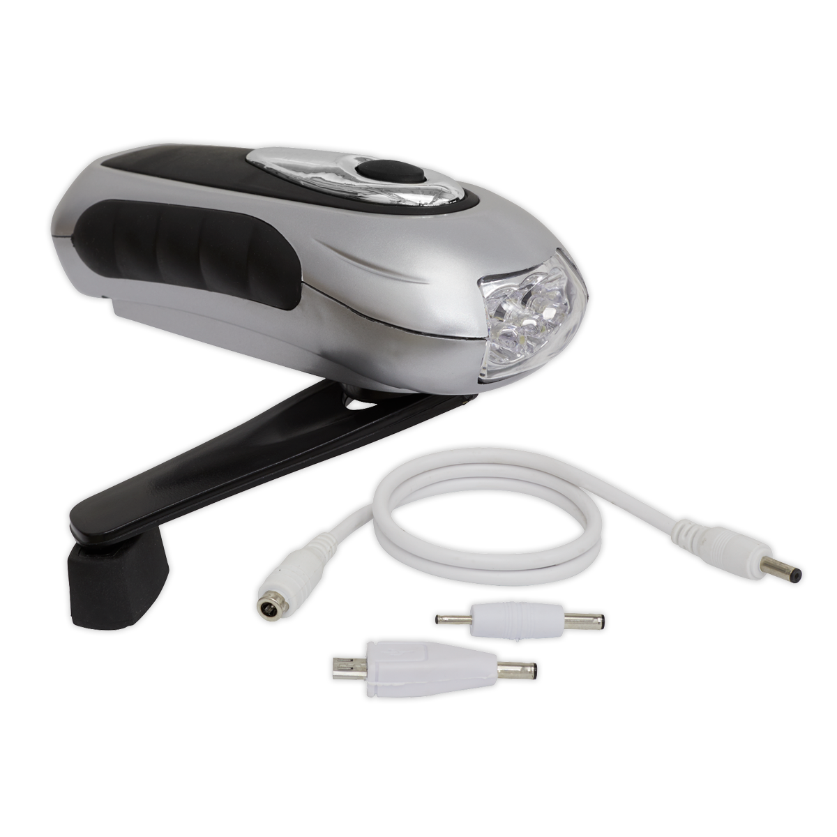Rechargeable Wind-Up Torch 3 LED