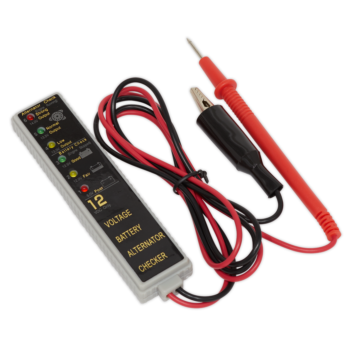 LED Battery & Alternator Tester 12V