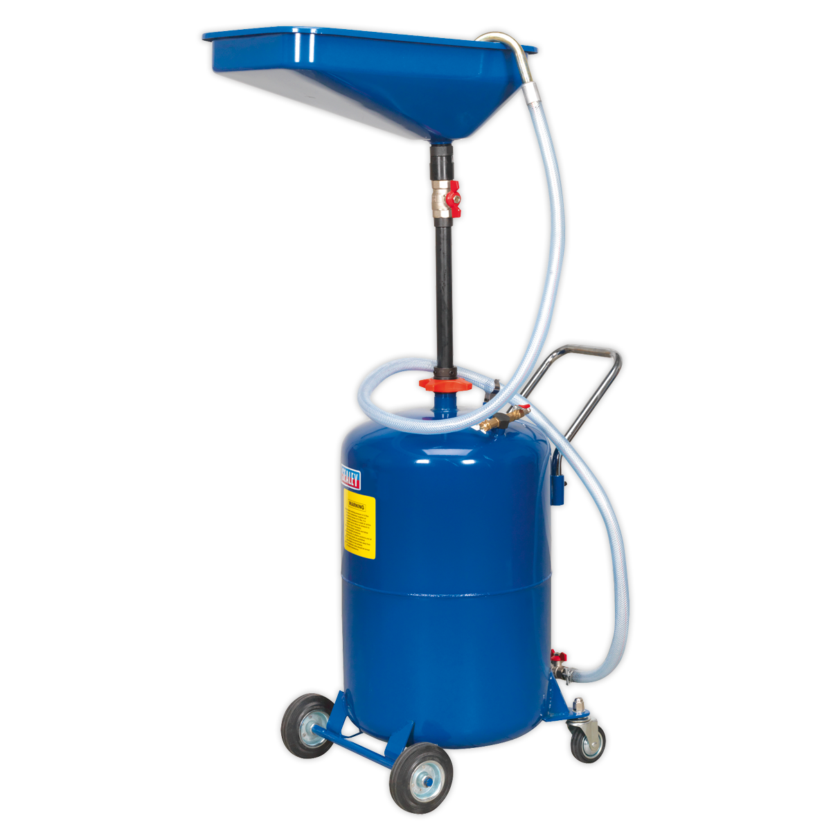 Sealey AK451DX Air Discharge Mobile Waste Oil Drainer, 65L Capacity
