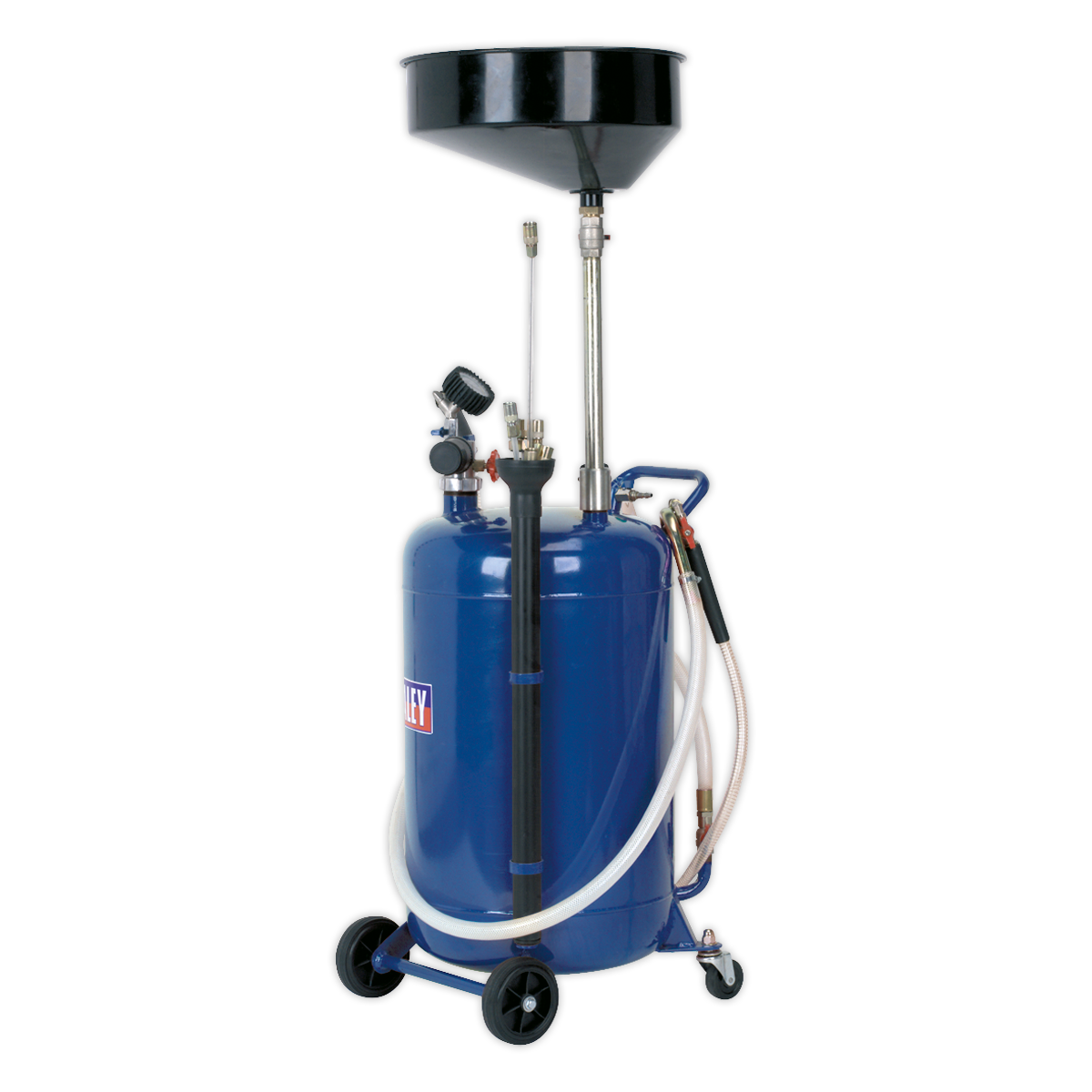 Air Discharge Mobile Oil Drainer with Probes 90L