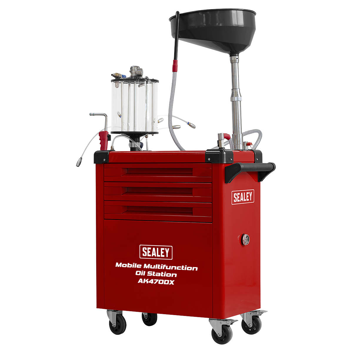 Mobile Multifunction Oil Station with 61pc Tool Set
