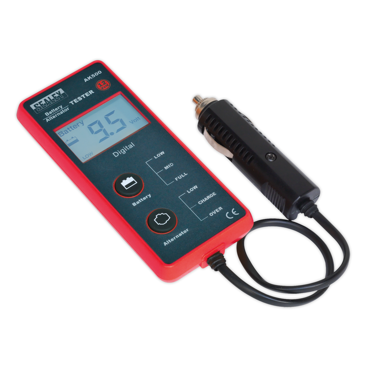 Battery & Alternator Tester with LCD Screen 12V