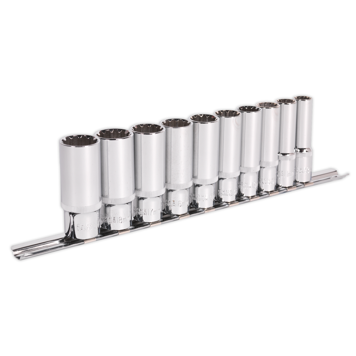 Premier Total Drive® Deep Socket Set 3/8"Sq Drive 10pc