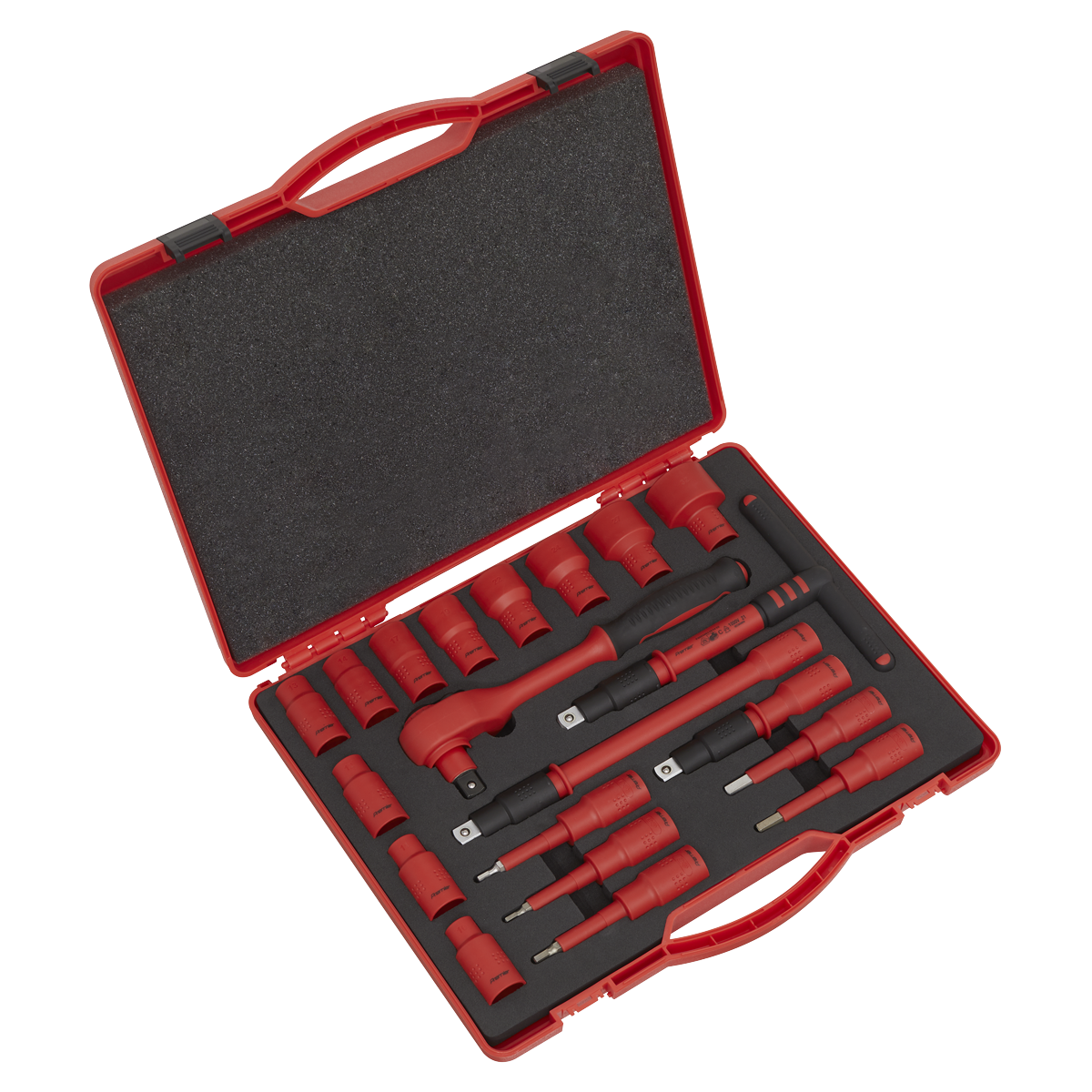 Premier Insulated Socket Set 1/2"Sq Drive 20pc - VDE Approved