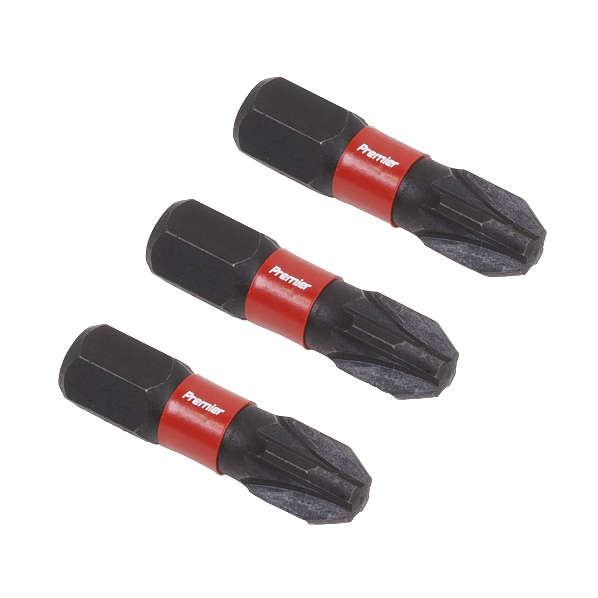 Premier Pozi Impact Power Tool Bits #3 x 25mm 3pc