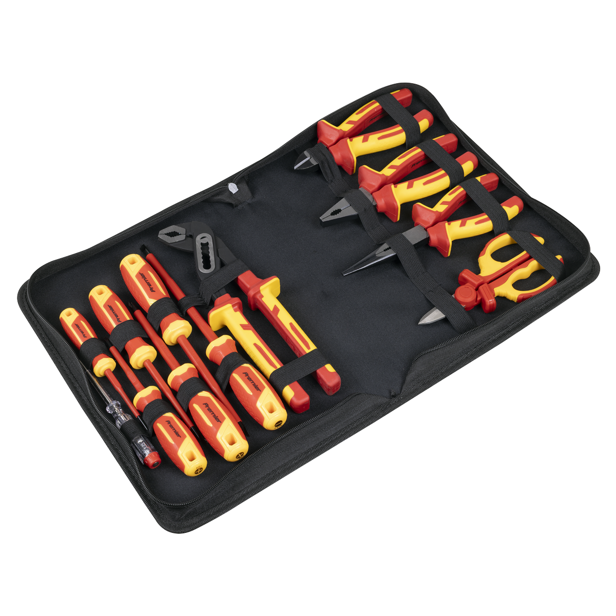 Screwdriver, Pliers & Scissor Set 12pc - VDE Approved