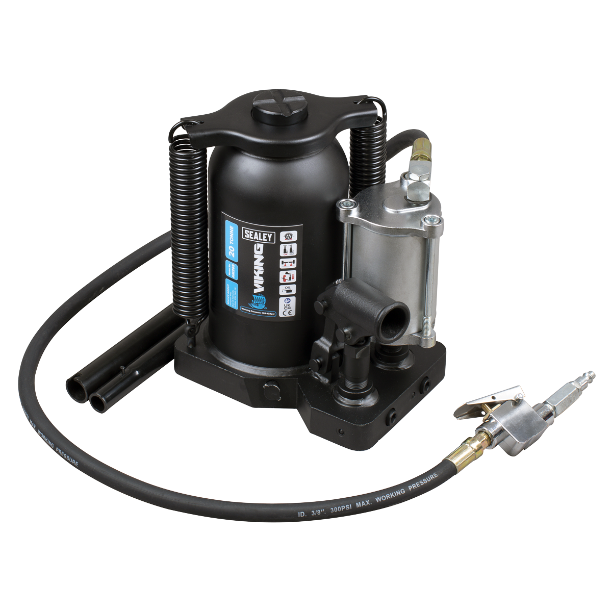 Viking Manual/Air Hydraulic Bottle Jack 20 Tonne