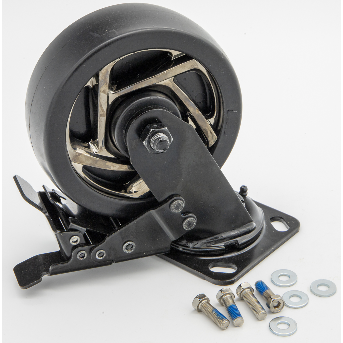 Swivel Castor Kit with Brake 150mm 300kg (AP-CASTOR27)