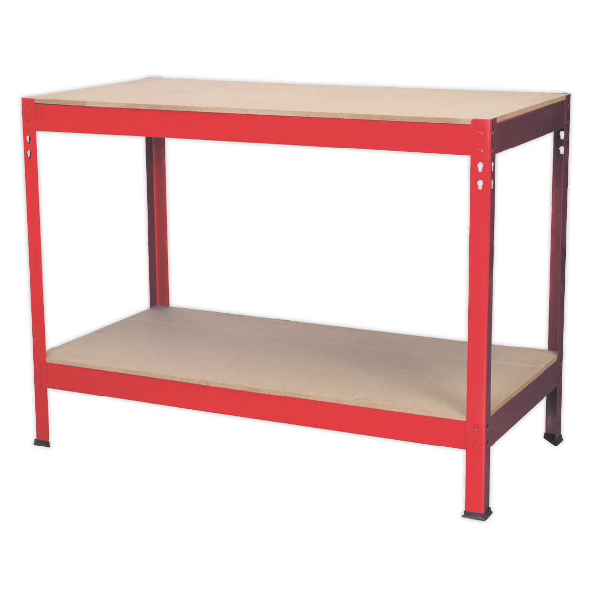 Steel Workbench with Wooden Top 1.2m