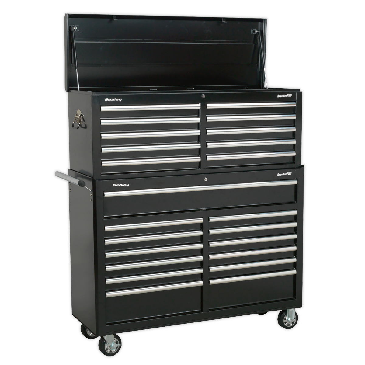 Superline PRO® Tool Chest Combination 23 Drawer - Black