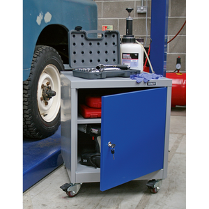 Premier Industrial™ Mobile Industrial Cabinet with 1 Shelf