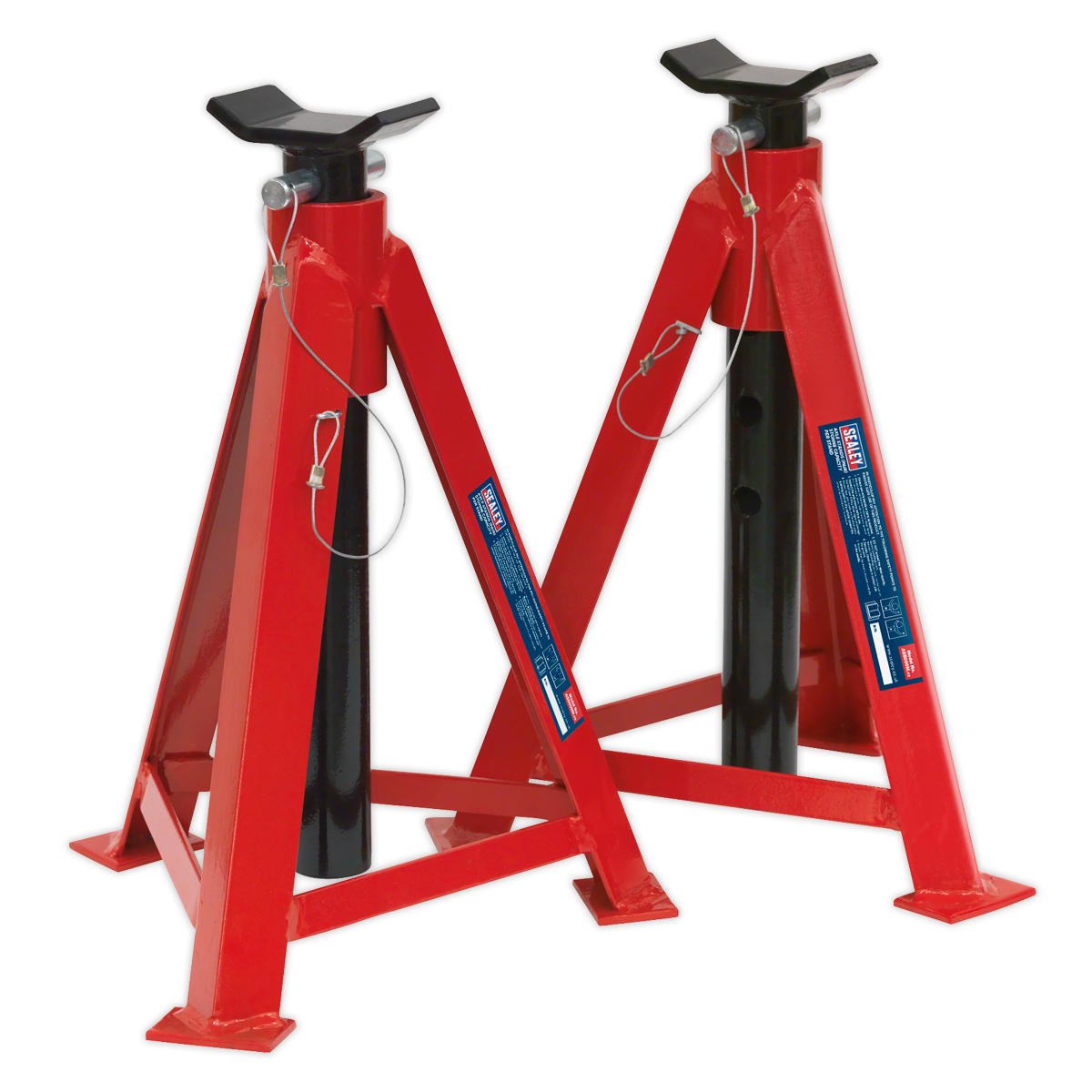 Axle Stands, 5 Tonne Capacity per Stand, Red (AS5000M)