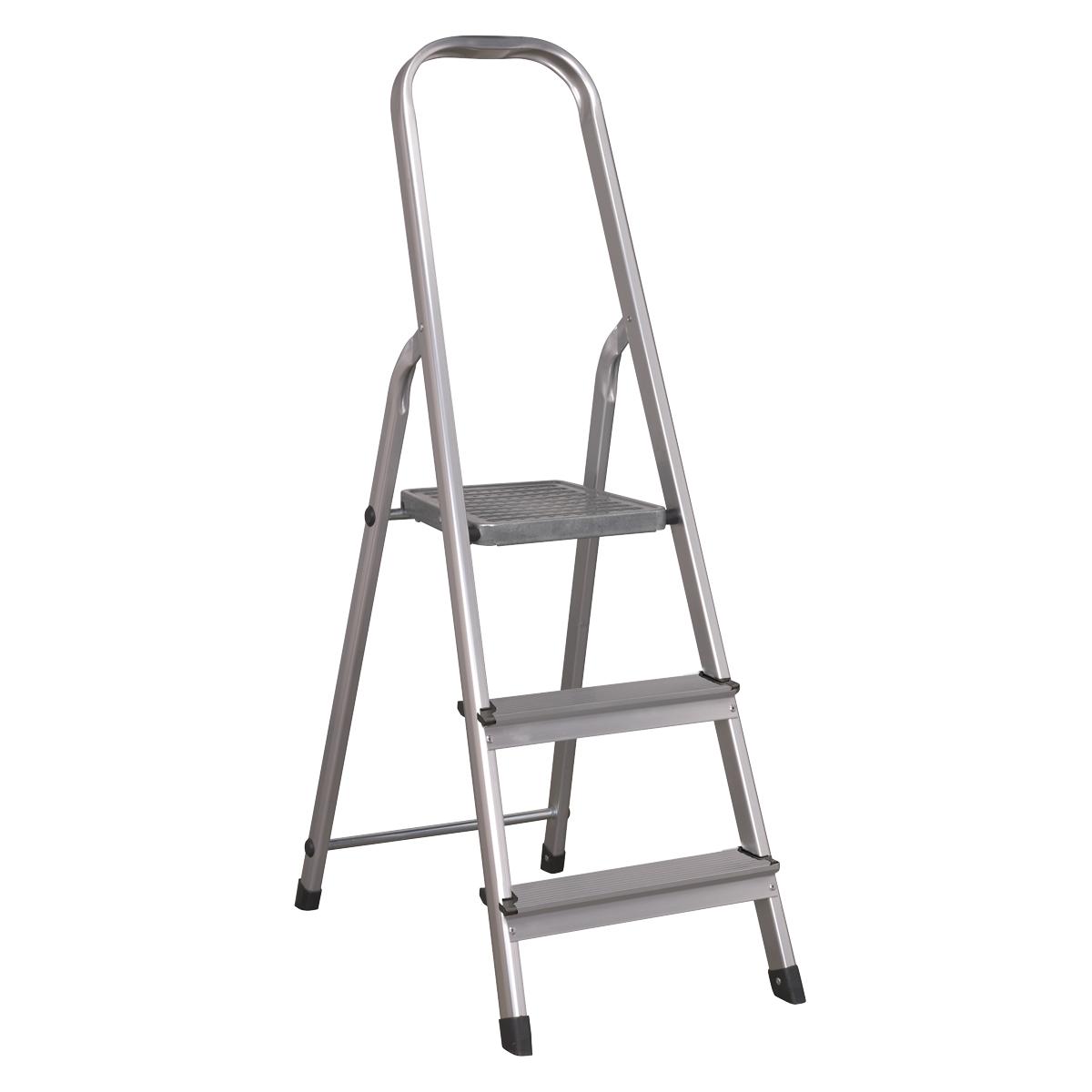 Step Ladder 3-Tread Aluminium - EN 131