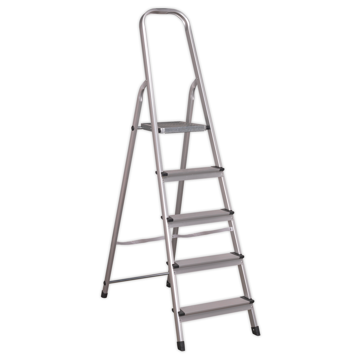 Step Ladder 5-Tread Aluminium - EN 131