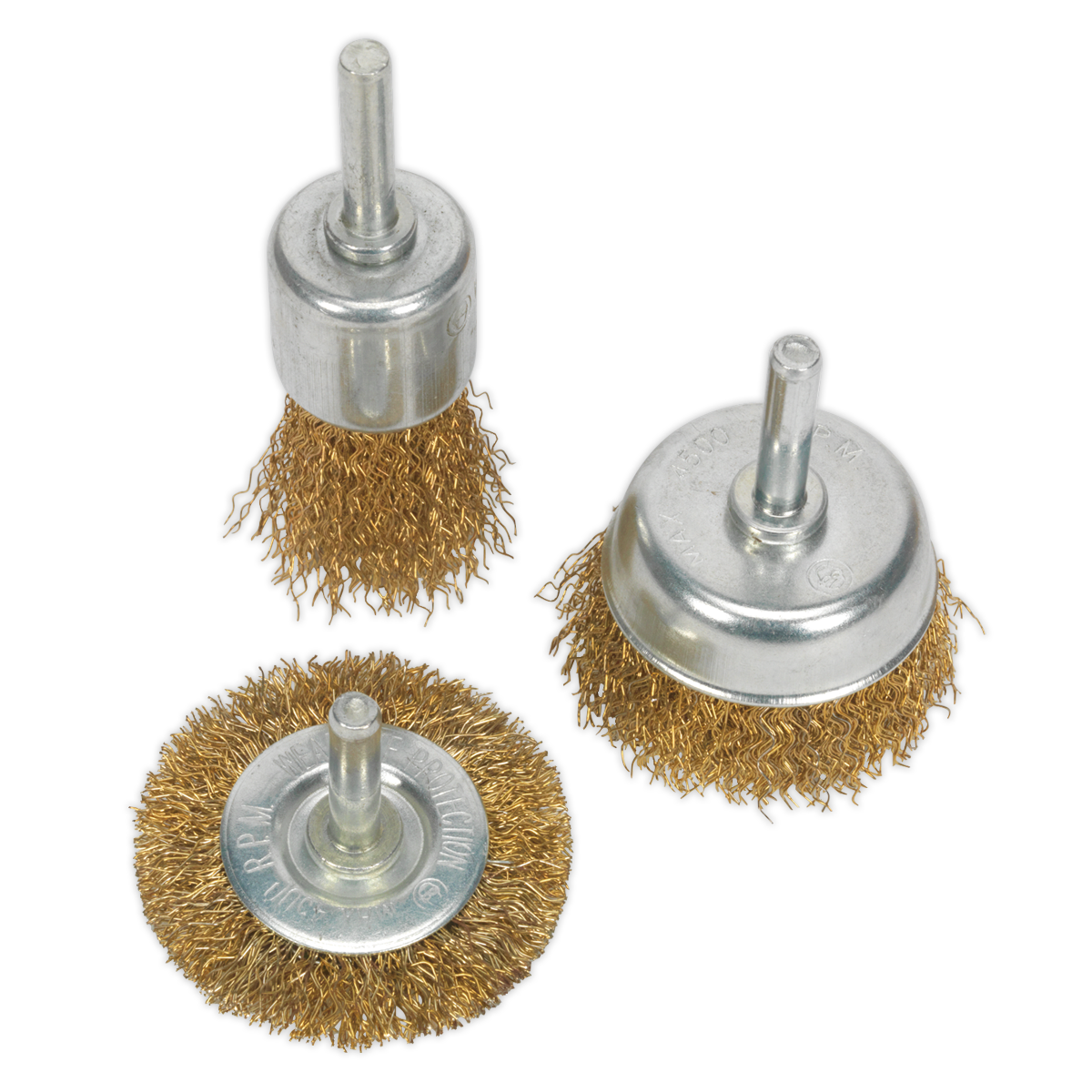Crimped Wire Brush Set 3pc
