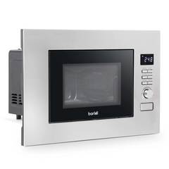 Baridi DH196 20 Litre Built In Integrated Electric Microwave Cooking Oven 800W Stainless Steel