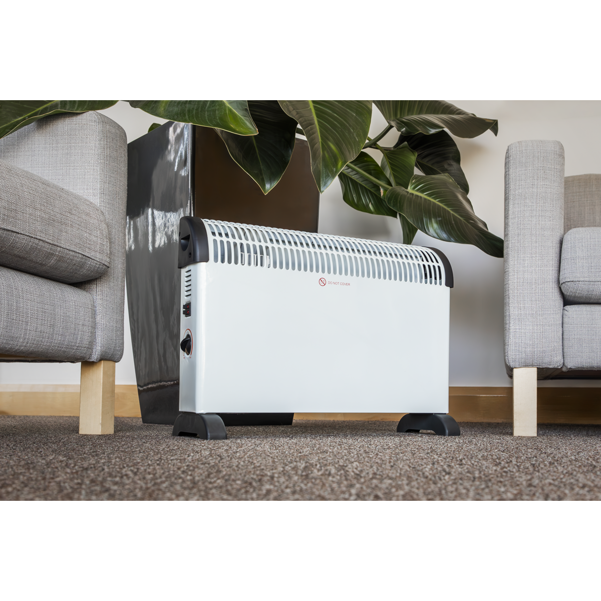 Convector Heater with Thermostat, 2000W (CD2005)