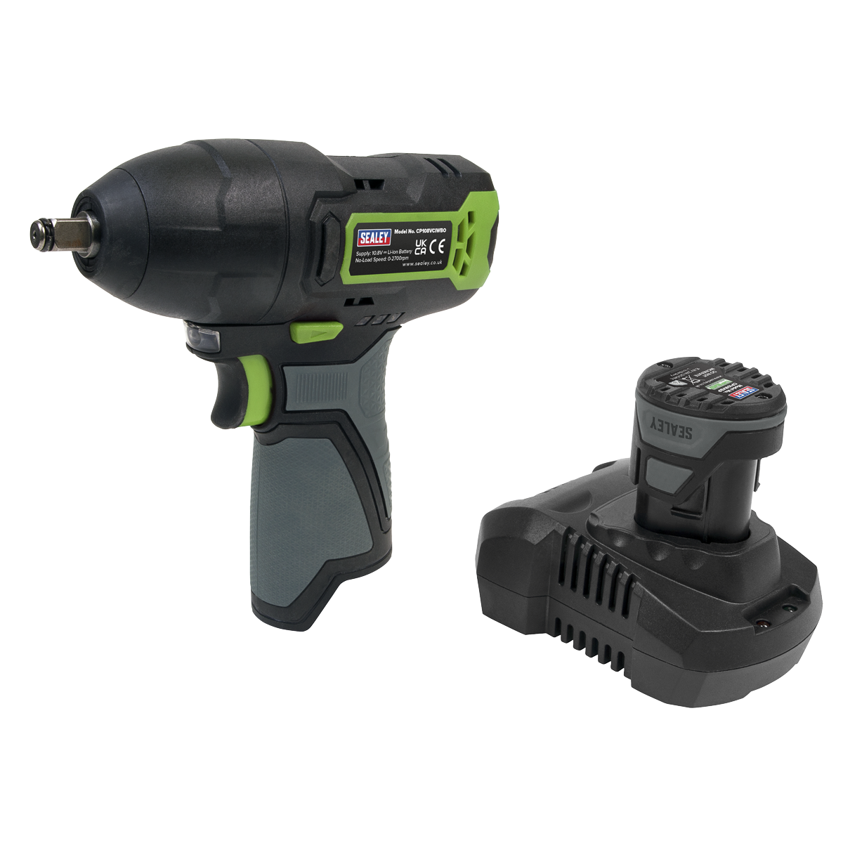 SV10.8 Series 3/8"Sq Drive Cordless Impact Wrench Kit 10.8V 2Ah