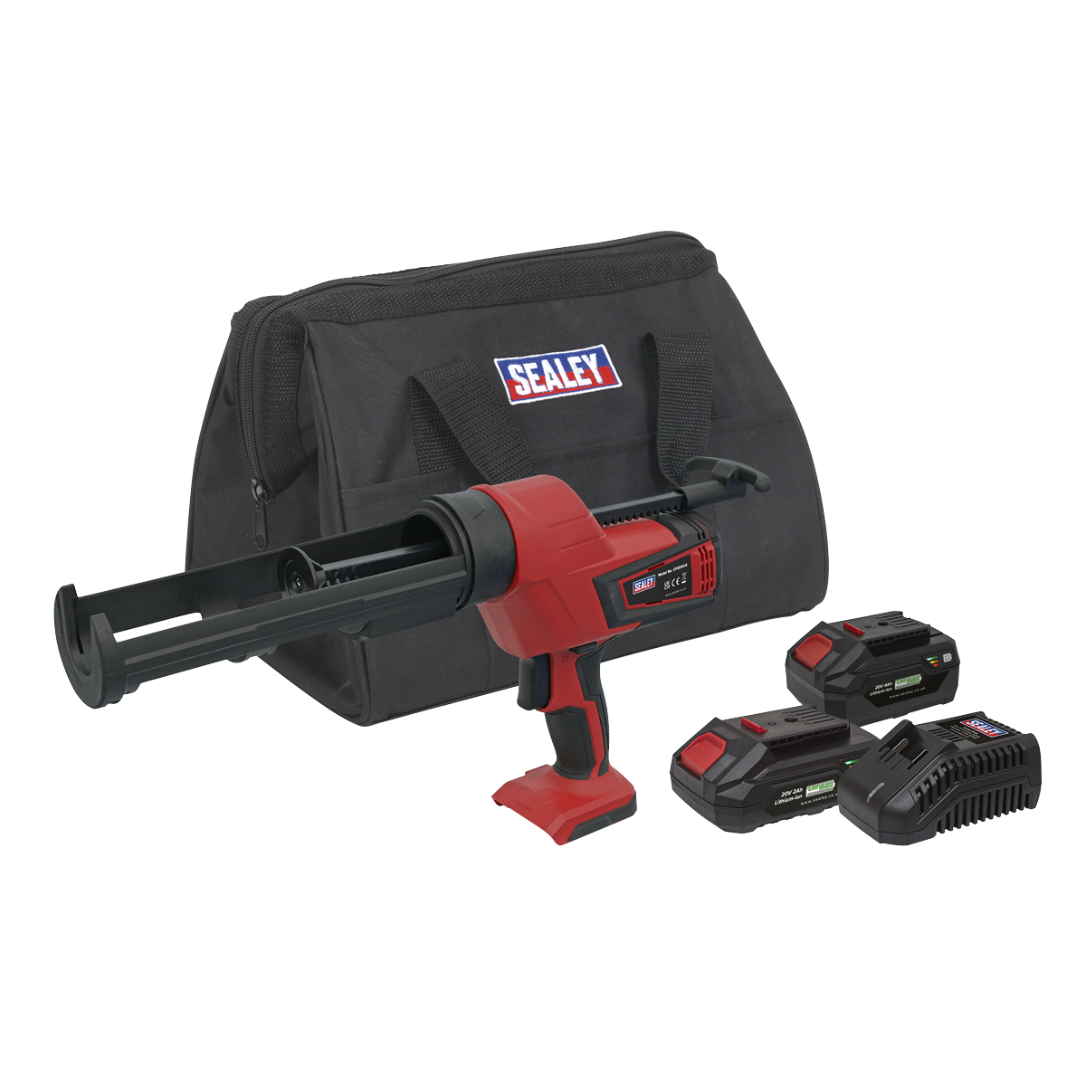 SV20 Series 310ml Cordless Caulking Gun Kit 20V - 2 Batteries